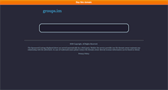 Desktop Screenshot of g.groups.im