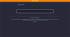 Desktop Screenshot of game.groups.im